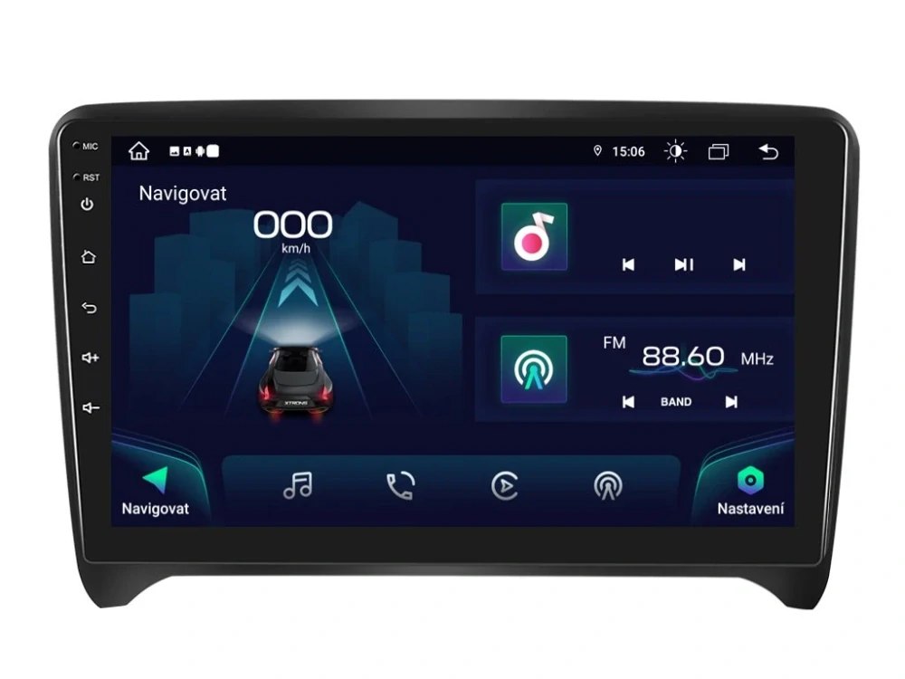 XTRONS 2DIN AUTORÁDIO IAP12-XEV28 ANDROID, AUDI TT