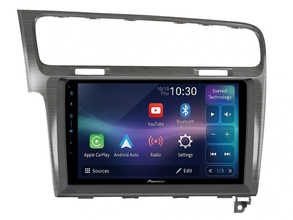 PIONEER 2DIN AUTORÁDIO SPH-PF97BT, VOLKSWAGEN GOLF VII