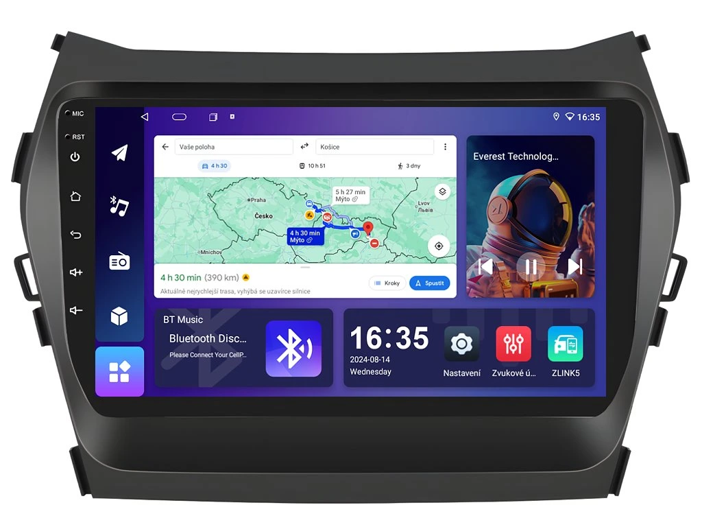 ISUDAR 2DIN AUTORÁDIO T68B-IEV56 ANDROID, HYUNDAI SANTA FE IX45