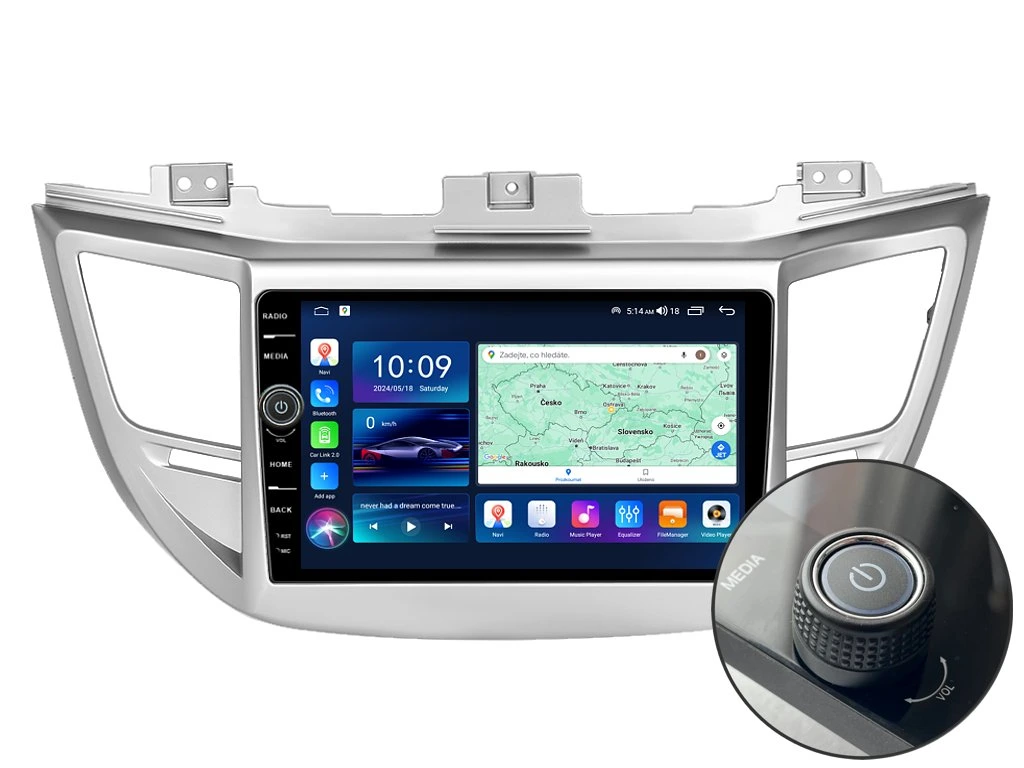 EVEREST 2DIN AUTORÁDIO EVE35 ANDROID, HYUNDAI TUCSON