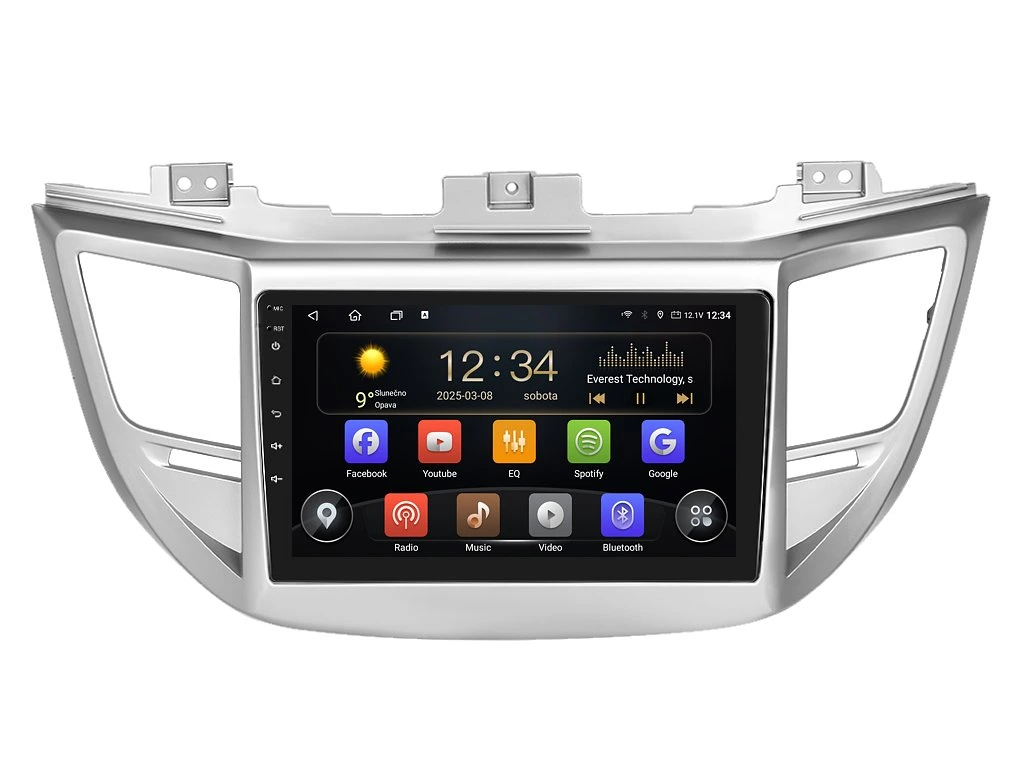 ISUDAR 2DIN AUTORÁDIO T75-IEV97 ANDROID, HYUNDAI TUCSON