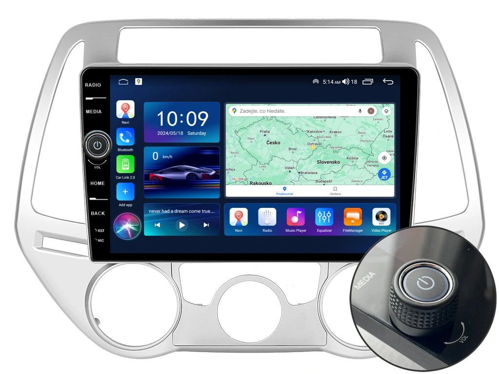 EVEREST 2DIN AUTORÁDIO EVE30 ANDROID, HYUNDAI I20