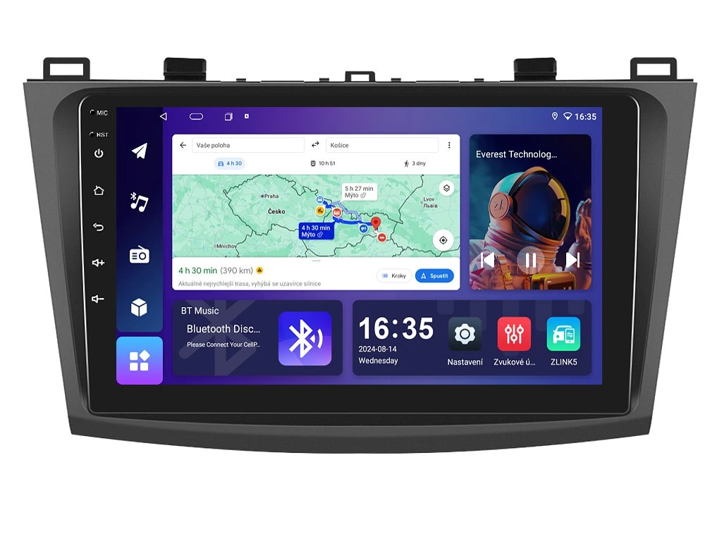 ISUDAR 2DIN AUTORÁDIO T68B-IEV24 ANDROID, MAZDA 3 - II. GENERACE