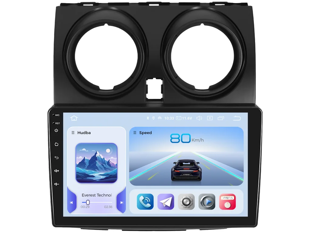 XTRONS 2DIN AUTORÁDIO IQP-XEV82 ANDROID, NISSAN QASHQAI I