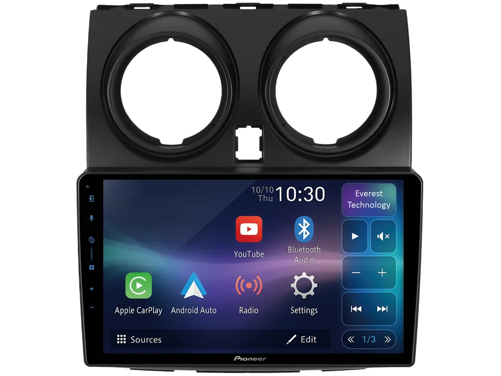 PIONEER 2DIN AUTORÁDIO SPH-PF97BT, NISSAN QASHQAI I