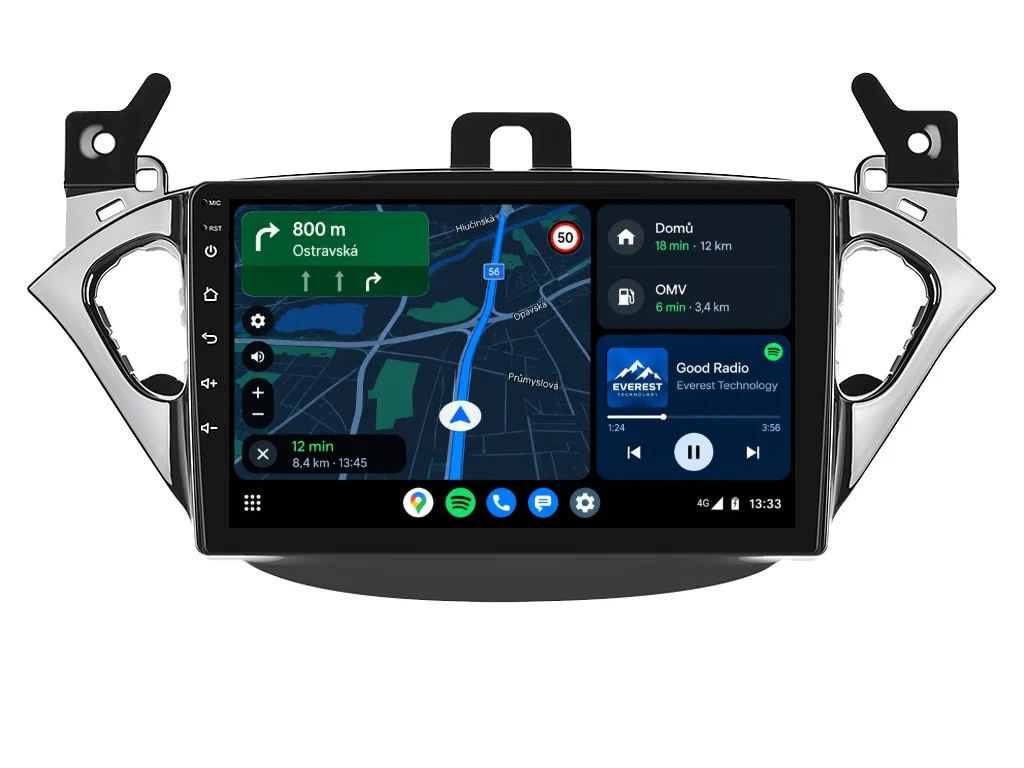 ISUDAR 2DIN AUTORÁDIO Q74X-IEV105 ANDROID, OPEL ADAM / CORSA
