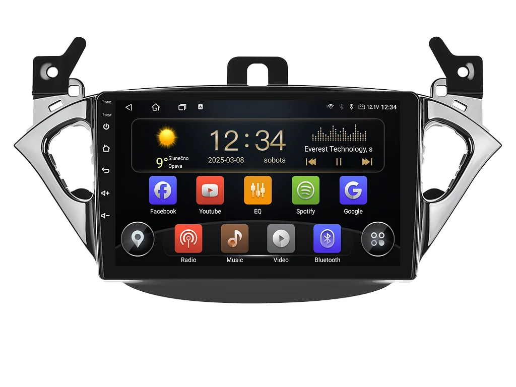 ISUDAR 2DIN AUTORÁDIO T75-IEV105 ANDROID, OPEL ADAM / CORSA