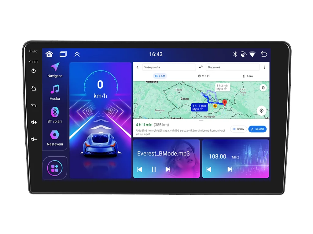 BMODE 2DIN AUTORÁDIO BEV33 ANDROID, OPEL ASTRA / ANTARA / ZAFIRA