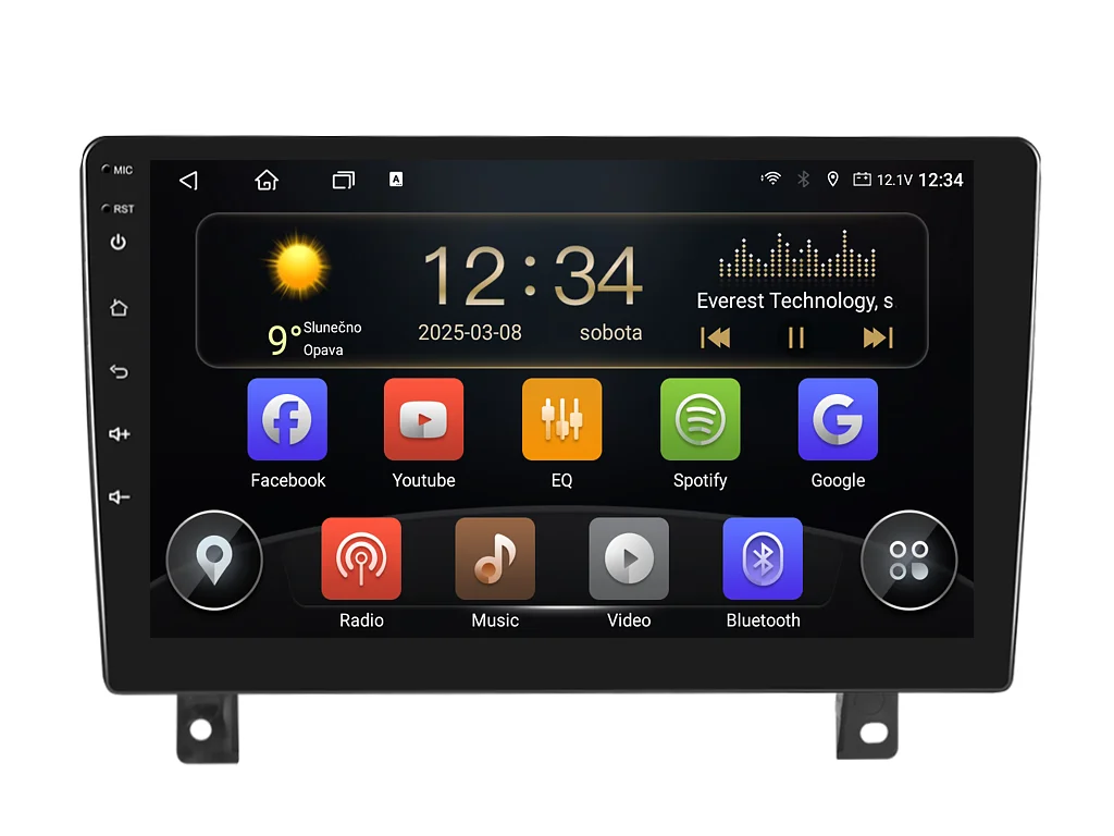 ISUDAR 2DIN AUTORÁDIO T72-IEV43 ANDROID, OPEL ASTRA