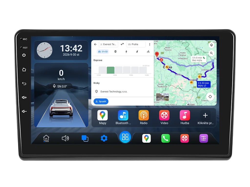 ISUDAR 2DIN AUTORÁDIO Q74X-IEV87 ANDROID, FIAT DUCATO / PEUGEOT BOXER II / CITROEN JUMPER II