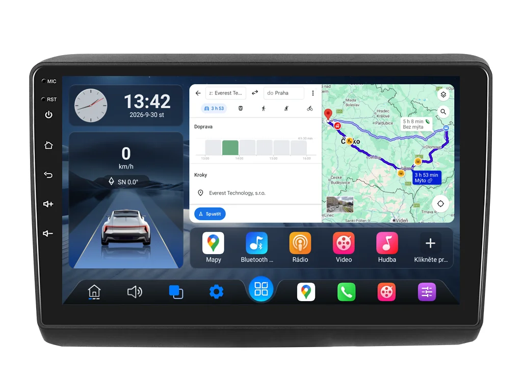 ISUDAR 2DIN AUTORÁDIO Q74X-IEV88 ANDROID, FIAT DUCATO / PEUGEOT BOXER II / CITROEN JUMPER II