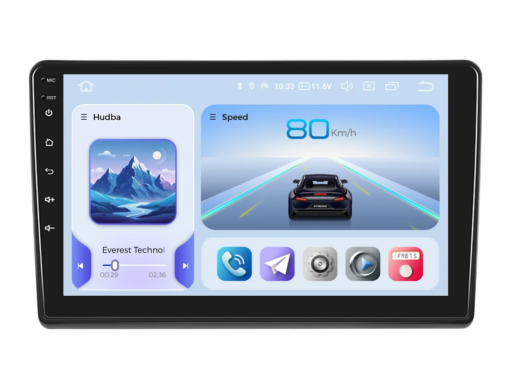 XTRONS 2DIN AUTORÁDIO IQP-XEV47 ANDROID, FIAT DUCATO / PEUGEOT BOXER II / CITROEN JUMPER II