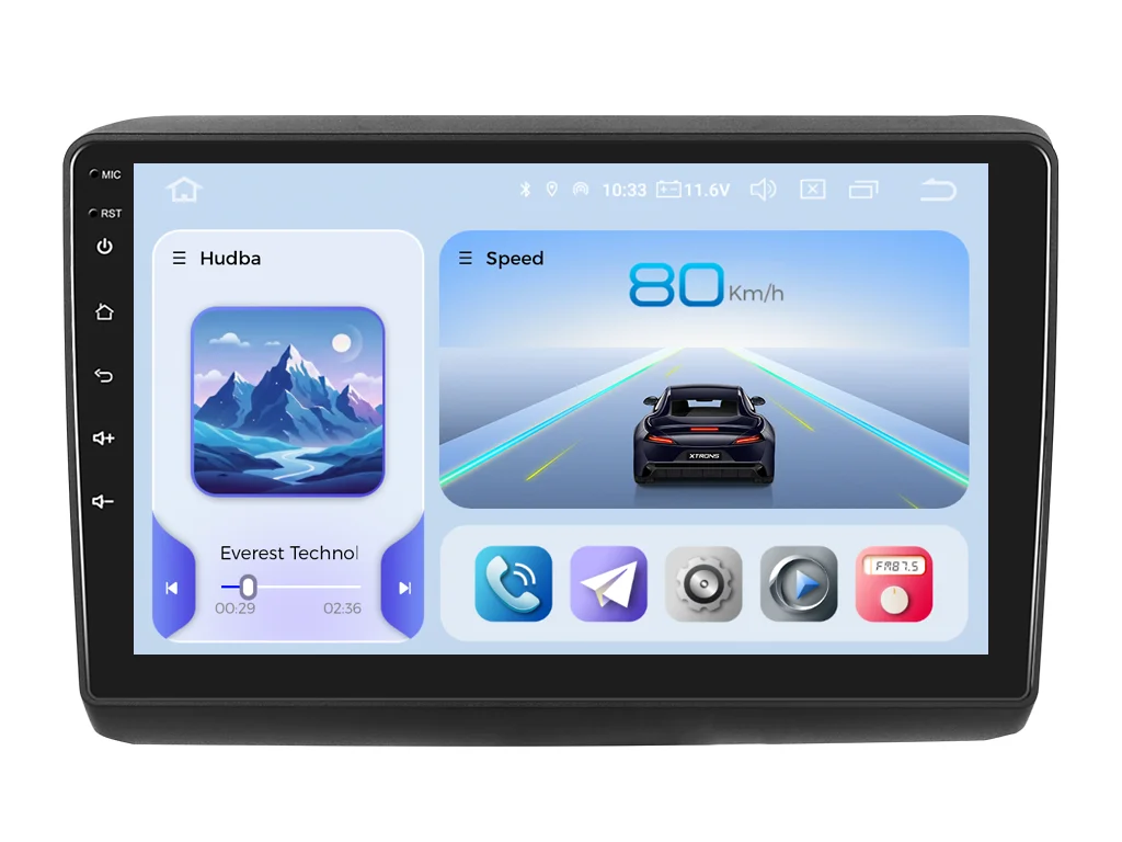 XTRONS 2DIN AUTORÁDIO IQP-XEV54 ANDROID, FIAT DUCATO / PEUGEOT BOXER II / CITROEN JUMPER II