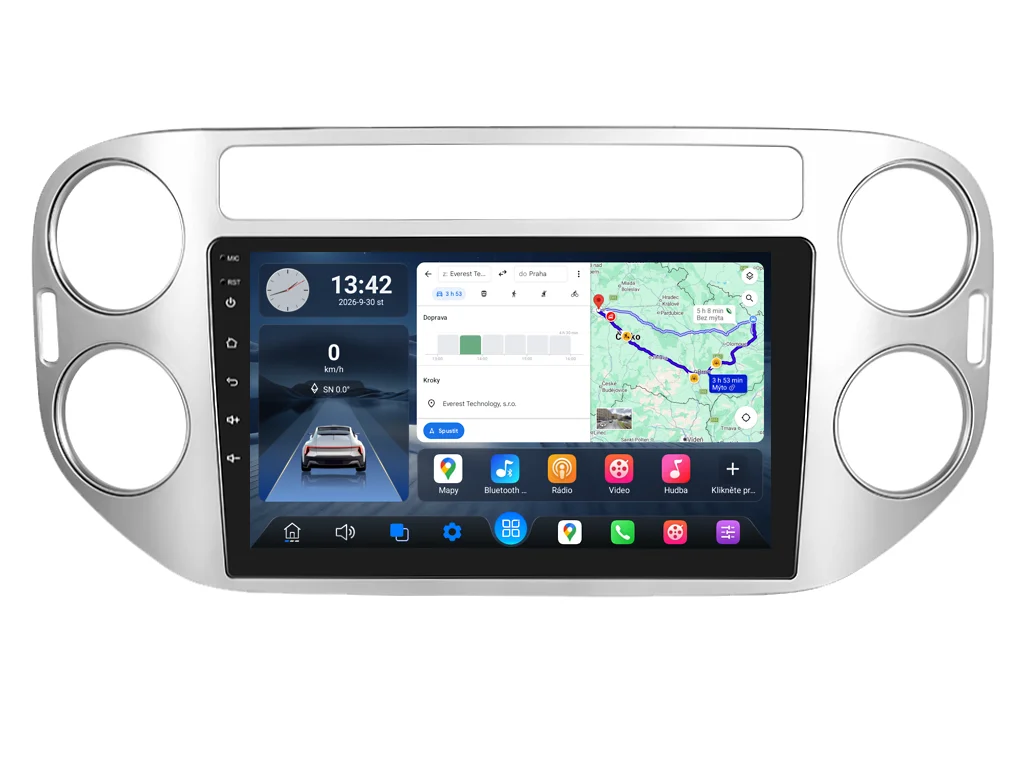 ISUDAR 2DIN AUTORÁDIO Q74X-IEV123 ANDROID, VOLKSWAGEN TIGUAN
