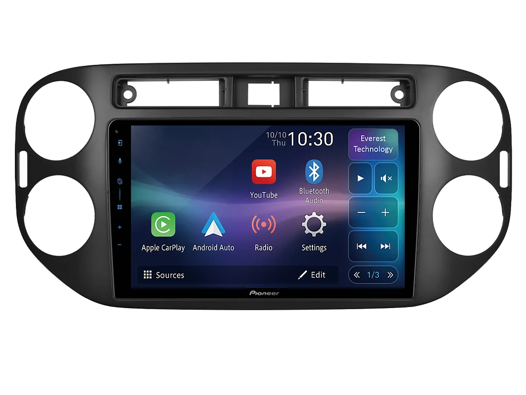 PIONEER 2DIN AUTORÁDIO SPH-PF97BT, VOLKSWAGEN TIGUAN I
