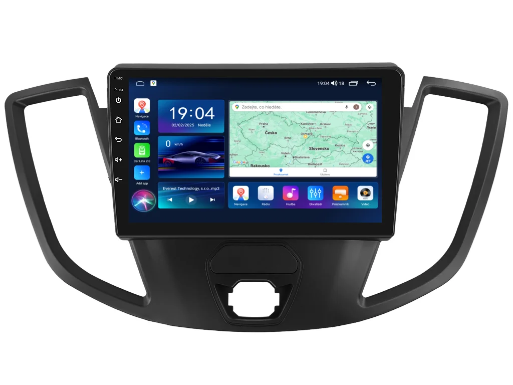 EVEREST 2DIN AUTORÁDIO EVT213 ANDROID, FORD TRANSIT VIII