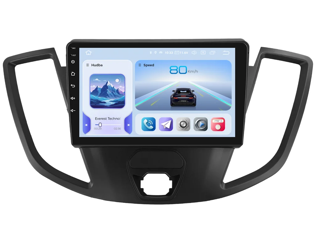XTRONS 2DIN AUTORÁDIO IQP-XEV213 ANDROID, FORD TRANSIT VIII