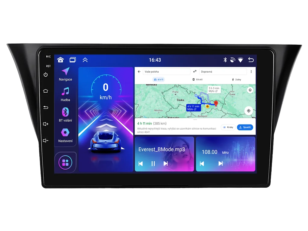 BMODE 2DIN AUTORÁDIO BEX71 ANDROID, IVECO DAILY