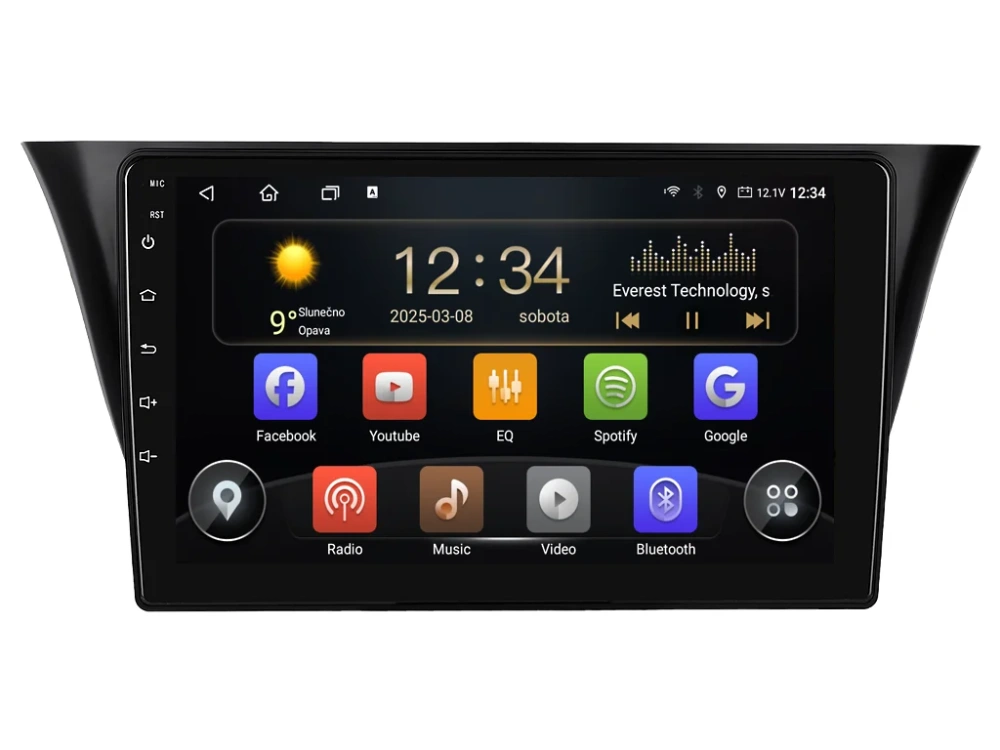 ISUDAR 2DIN AUTORÁDIO T75-IEV137 ANDROID, IVECO DAILY