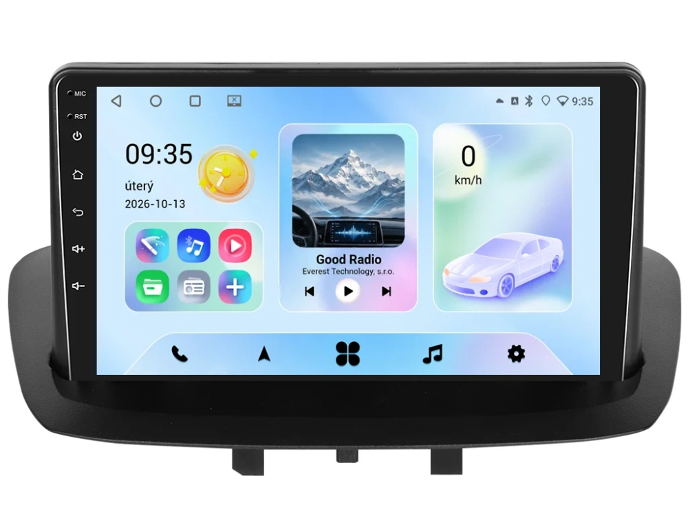 BMODE 2DIN AUTORÁDIO BET217 ANDROID, RENAULT MEGANE III / RENAULT FLUENCE