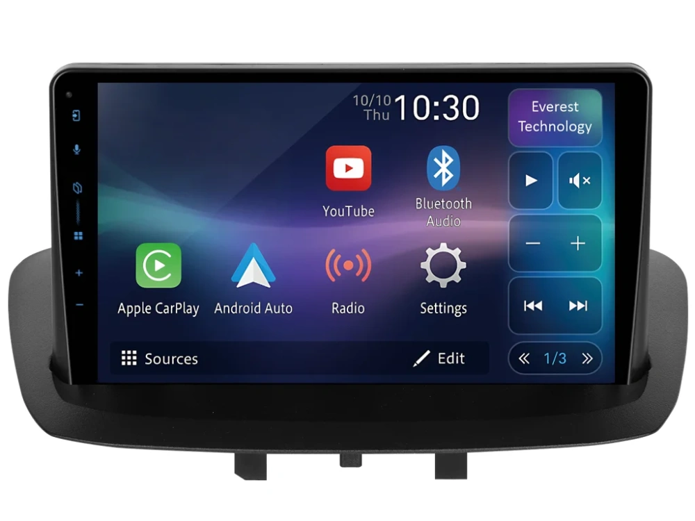 PIONEER 2DIN AUTORÁDIO SPH-PF97BT, RENAULT MEGANE III / RENAULT FLUENCE