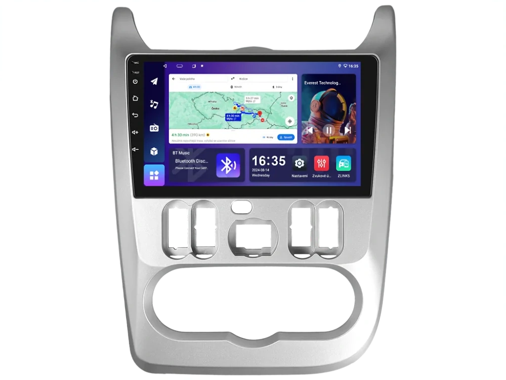 ISUDAR 2DIN AUTORÁDIO T68B-IEV79 ANDROID, DACIA LOGAN I, SANDERO I