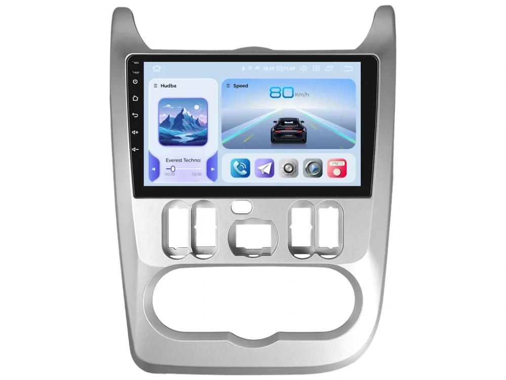 XTRONS 2DIN AUTORÁDIO IQP-XEV84 ANDROID, DACIA LOGAN I, SANDERO I