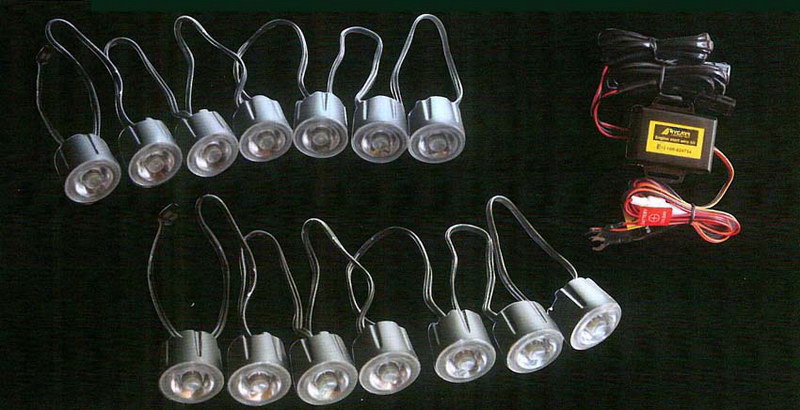 LED SVĚTLA PRO DENNÍ SVÍCENÍ 7W KULATÁ MONTI