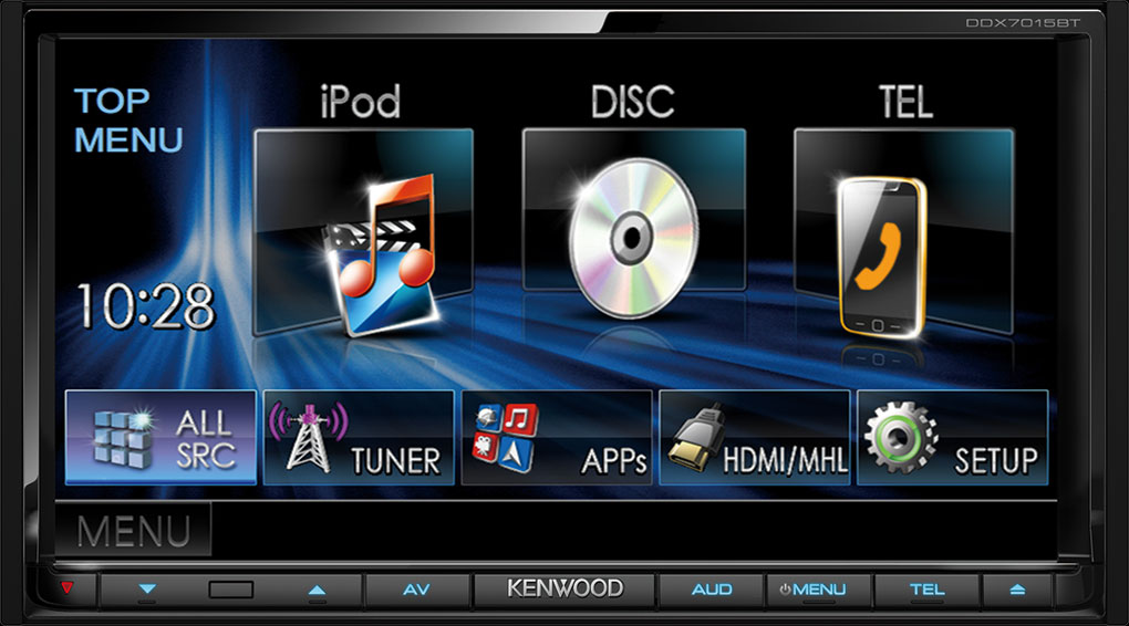 KENWOOD DDX-7015BT - MULTIMEDIÁLNÍ JEDNOTKA S BLUETOOTH, HDMI, CD/DVD/USB/AUX