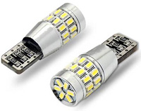 LED T10 BÍLÁ, 12V, 30LED/3014SMD 2 KS