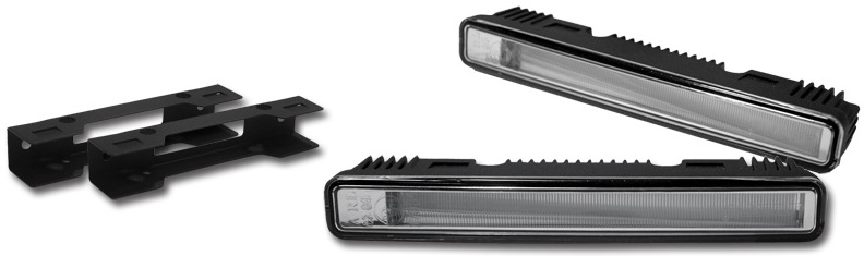 LED DENNÍ/POZIČNÍ SVĚTLA S OPTICKOU TRUBICÍ