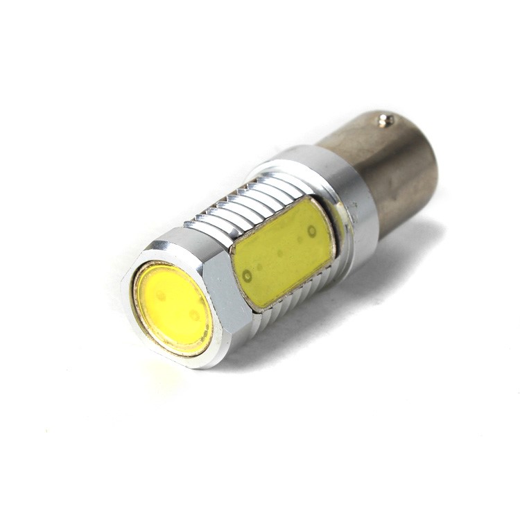 LED ŽÁROVKA, 8LED, 550lm, 6W, BÍLÁ, BA15S 8-550