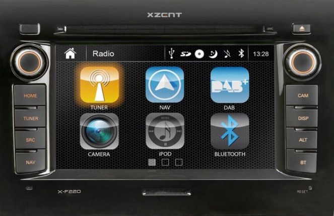 XZENT X-F220 – Multimediální systém pro Fiat, Citroen a Peugeot