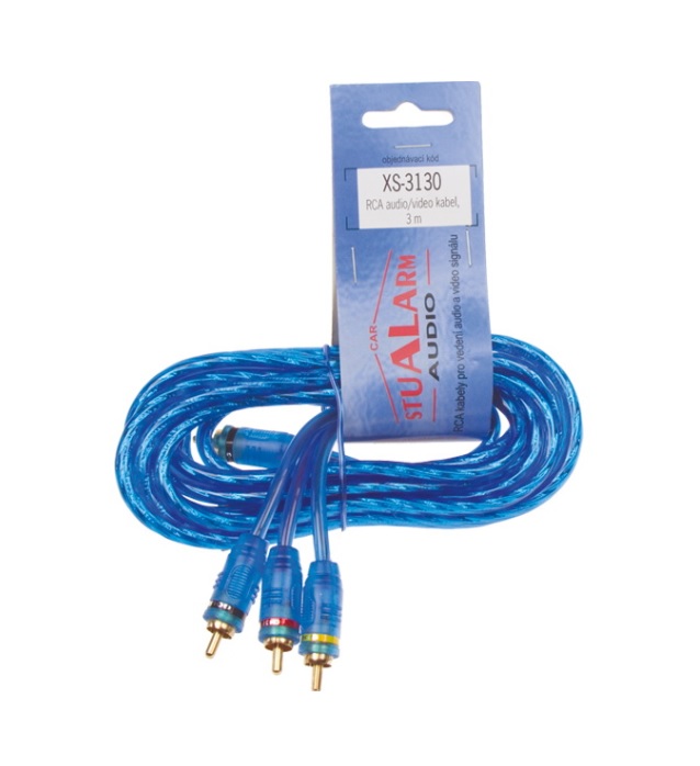 RCA AUDIO/VIDEO KABEL HI-Q LINE, 3M