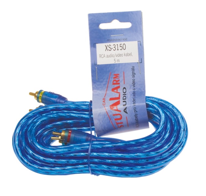 RCA AUDIO/VIDEO KABEL HI-Q LINE, 5M