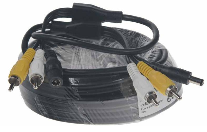 RCA AUDIO/VIDEO KABEL, 10M