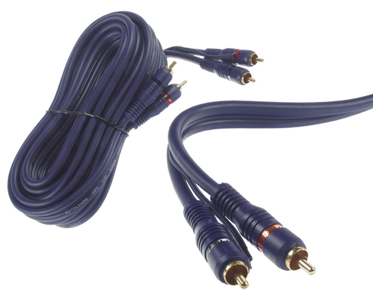 BLUE MID CINCH KABEL 1M