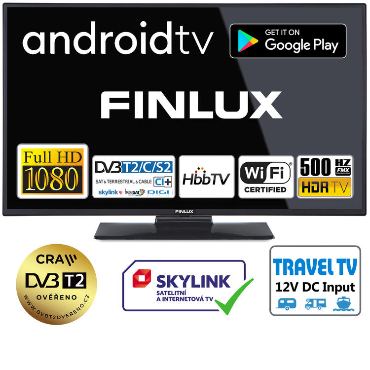 FINLUX TV32FFMG5770 - FHD T2 SAT ANDROID WIFI 12V