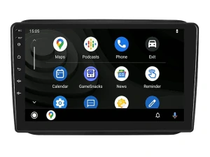 XTRONS 2DIN AUTORÁDIO IAP12-XEV09 ANDROID, ŠKODA FABIA II,  ROOMSTER