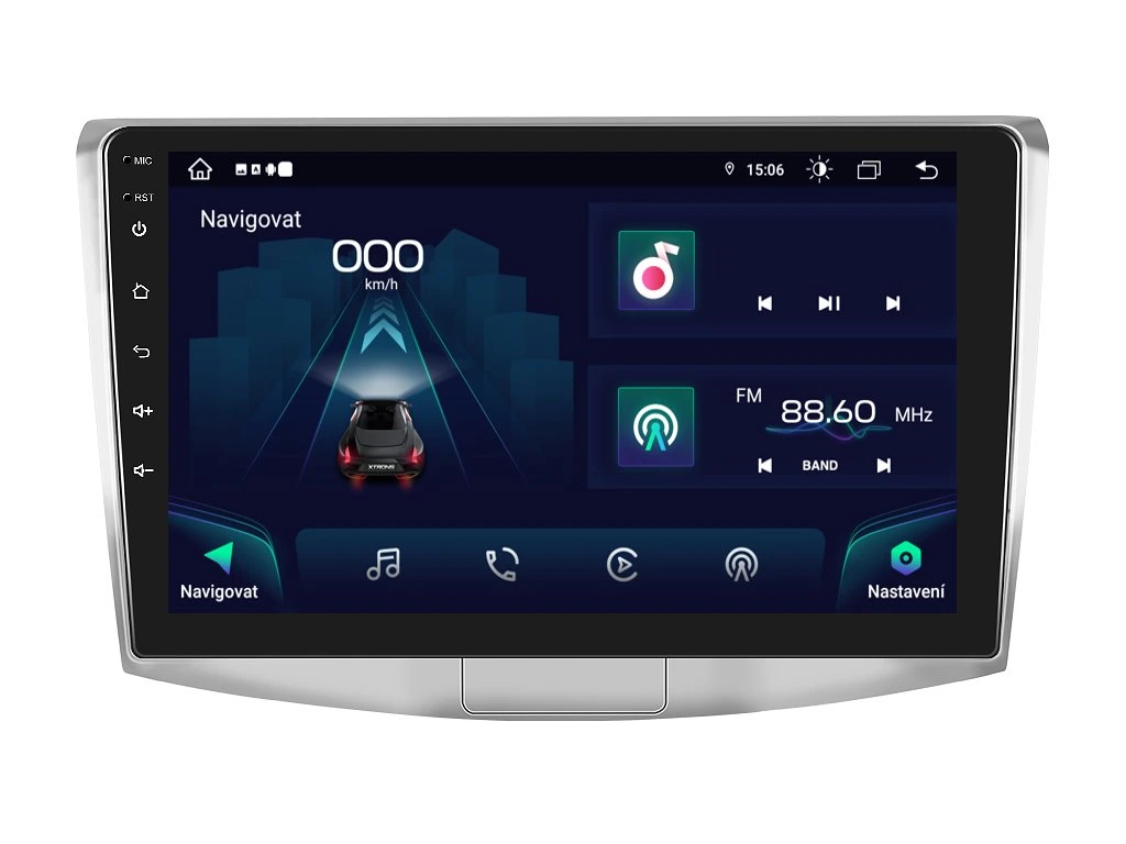 XTRONS 2DIN AUTORÁDIO IAP12-XEV03 ANDROID, VOLKSWAGEN PASSAT B6, B7, CC