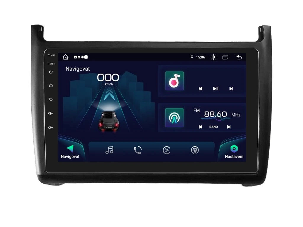 XTRONS 2DIN AUTORÁDIO IAP12-XEV06 ANDROID, VOLKSWAGEN POLO