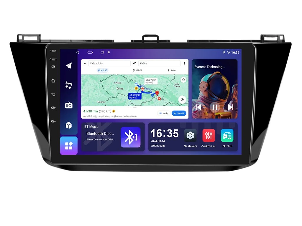 ISUDAR 2DIN AUTORÁDIO T68B-IEV18 ANDROID, VOLKSWAGEN TIGUAN II