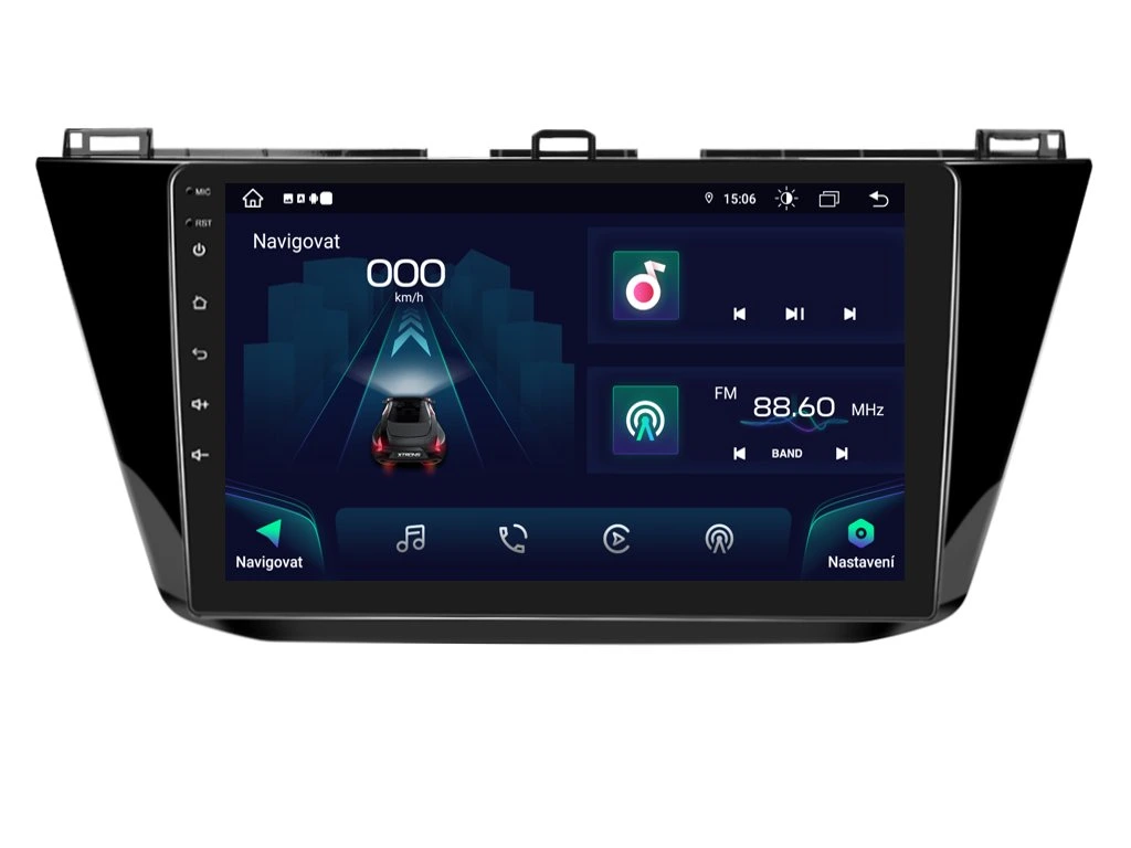 XTRONS 2DIN AUTORÁDIO IAP12-XEV04 ANDROID, VOLKSWAGEN TIGUAN II
