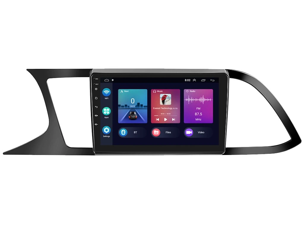 PODOFO 2DIN AUTORÁDIO PEV97 ANDROID, SEAT LEON III