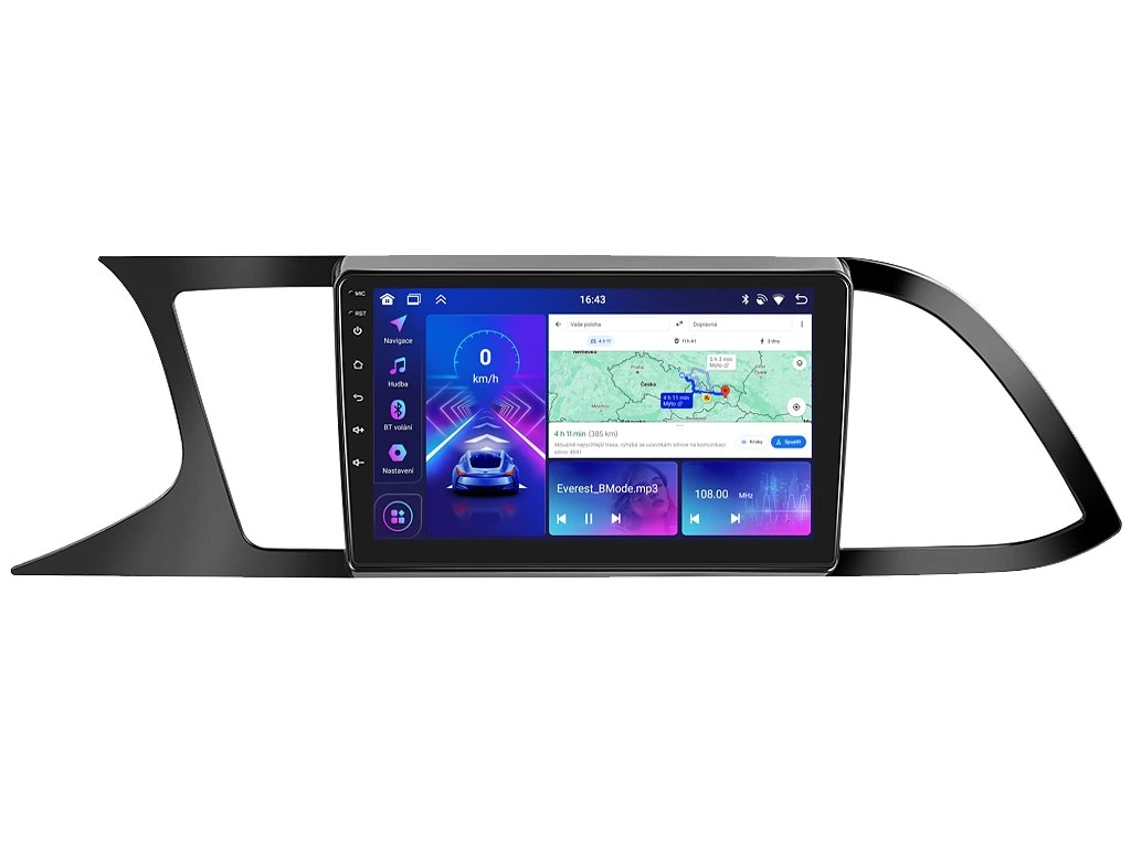 BMODE 2DIN AUTORÁDIO BEV58 ANDROID, SEAT LEON III