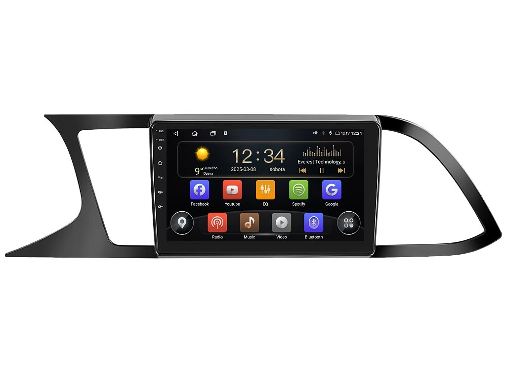 ISUDAR 2DIN AUTORÁDIO T72-IEV113 ANDROID, SEAT LEON III