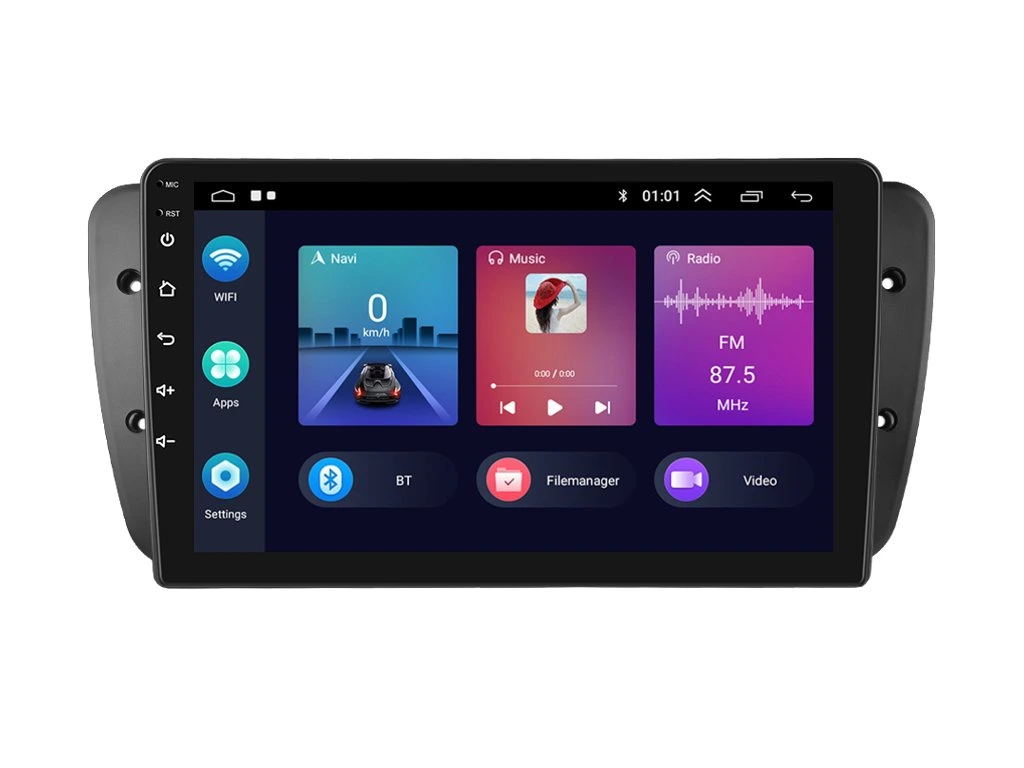 PODOFO 2DIN AUTORÁDIO PEV11 ANDROID, SEAT IBIZA