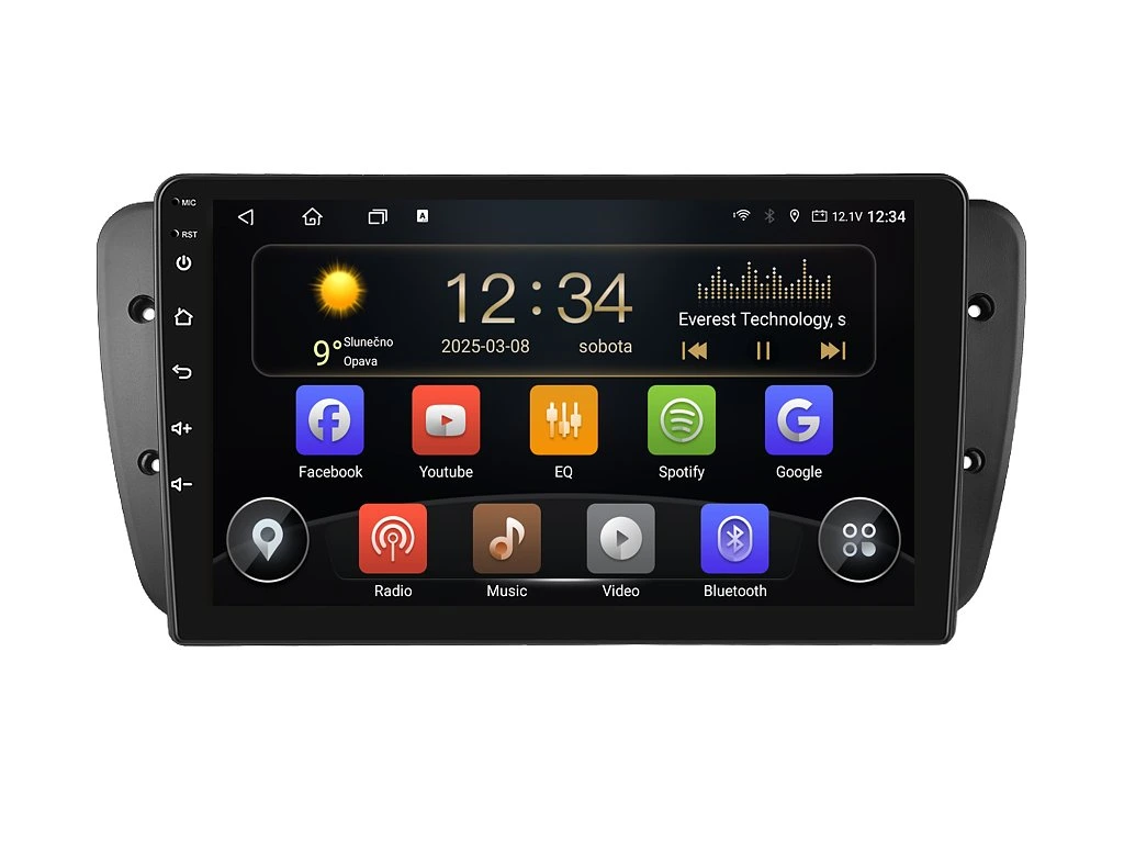 ISUDAR 2DIN AUTORÁDIO T72-IEV112 ANDROID, SEAT IBIZA