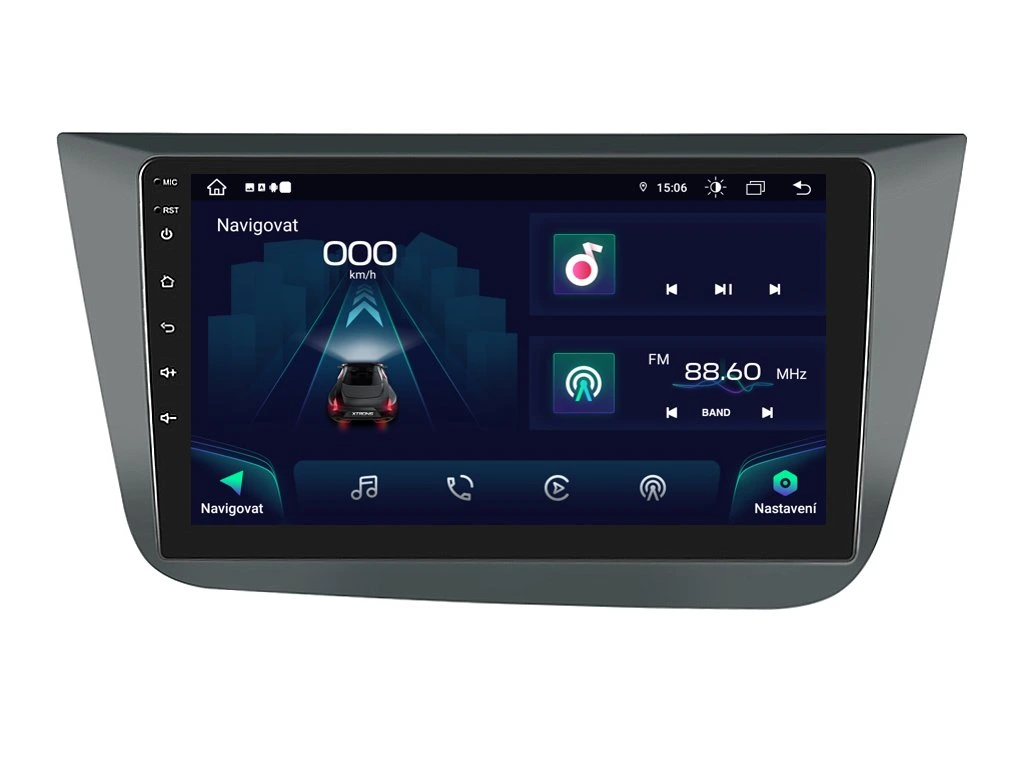XTRONS 2DIN AUTORÁDIO IAP12-XEV14 ANDROID, SEAT ALTEA / TOLEDO