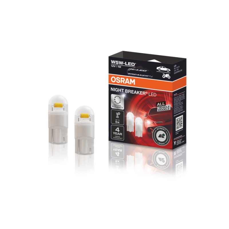 OSRAM LED 12V W2,1x9,5d LEGAL SADA 2ks
